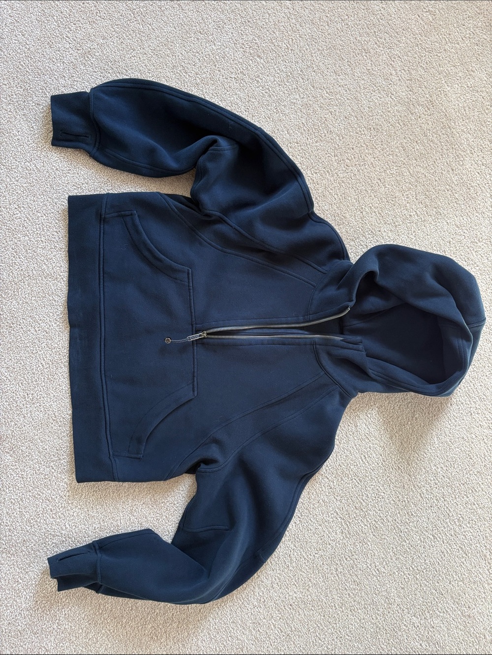 lululemon athletica oversized scuba crop Half-Zip